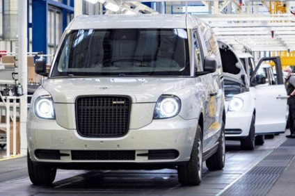 Geely's LEVC starts making taxi based range extender van - Just Auto